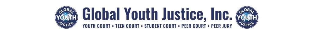 Global Youth Justice Inc Logo in Blue Color