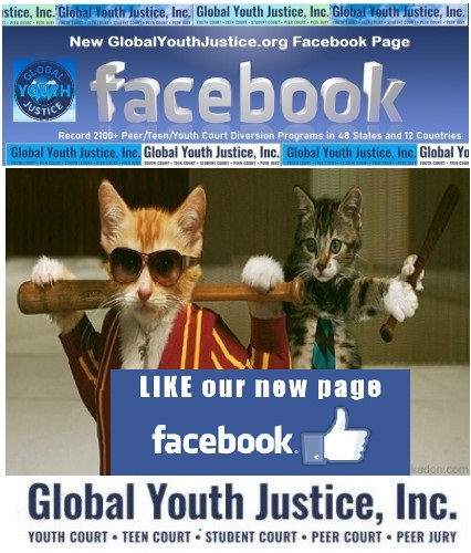FACEBOOK -- GLOBAL YOUTH JUSTICE JUST LAUNCHED A NEW FACEBOOK PAGE