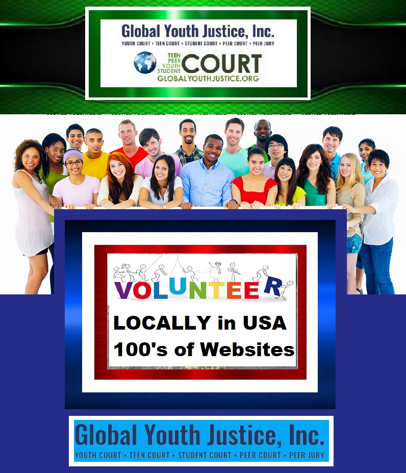 Volunteer fpr Teen Court - Youth Court - Peer Court - Student Court - Peer Jury - Youth Peer Court