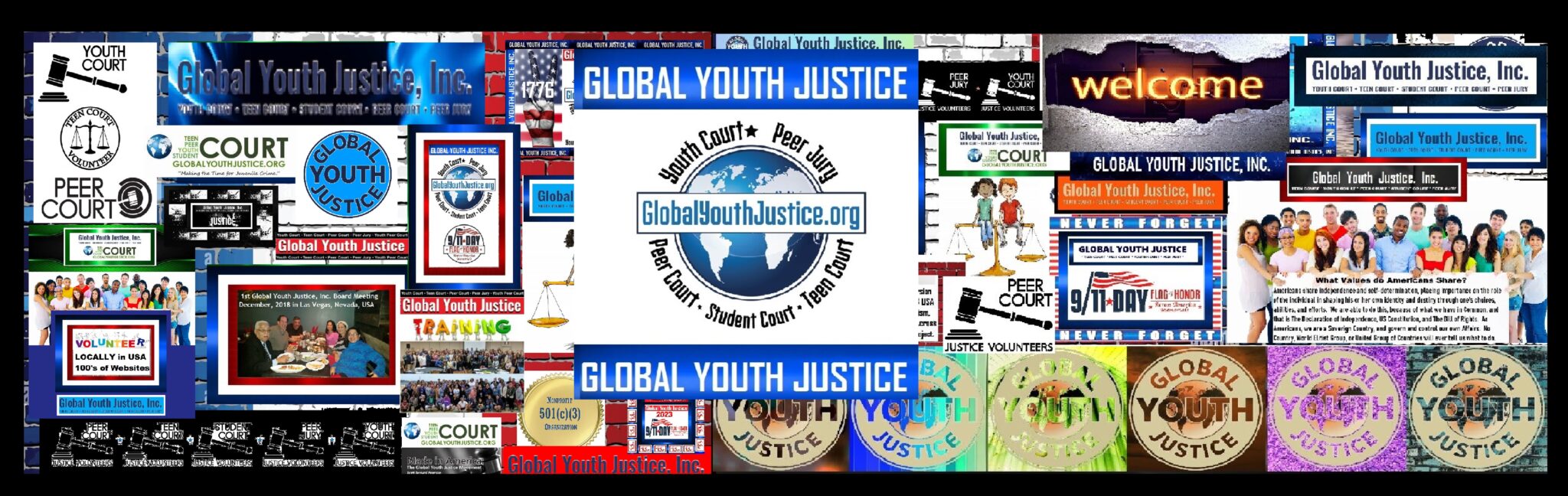 Global Youth Justice, Inc. Worldwide Website on Inclusive Youth Democracy Programs called Teen Court, Youth Court, Peer Jury and Peer Court Peer to Peer Diversion Programs in 2100+ Justice, School, Tribal, and Community Settings in 48 USA States and 35+ Tribes.