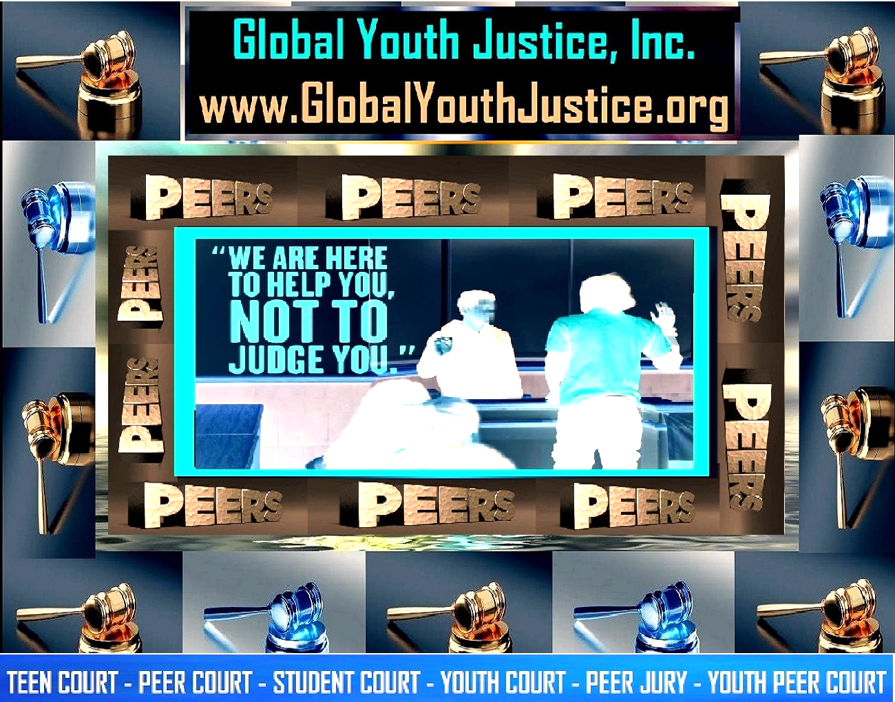 Global Youth Justice, Inc. Leads ,00+ Local Peer o Peer Justice Diversion Programs called Teen Court, Youth Court, Peer Court, Student Court and Peer Jury.