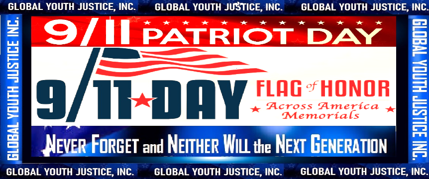 2024 9/11 Patriot Day Flag of Honor Across America Memorials. Never Forget September 11 Patrio