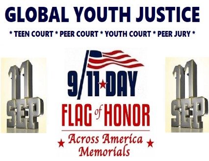 Global Youth Justice's 4th Annual 911 Day Flag of Honor Across America Memorials