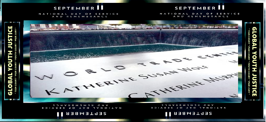 4th Annual SEPTEMBER 11th Patriot Day Flag of Honor Across America Memorials led Global Youth Justice, Inc.