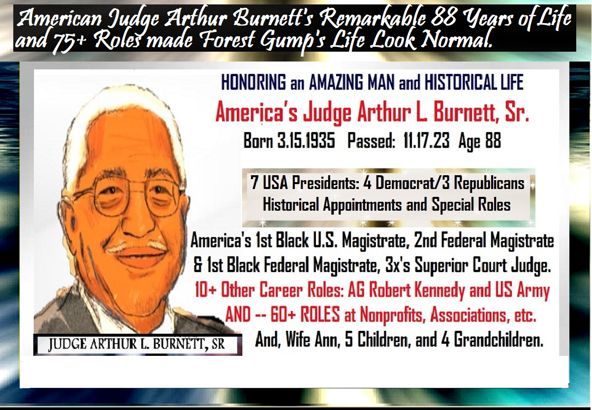 American Judge Arthur Burnett's Remarkable 88 Years of Life, made Forest Gump's Look Normal