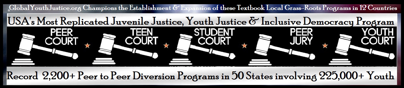 Global Youth Justice Peer to Peer Justice Diversion Programs