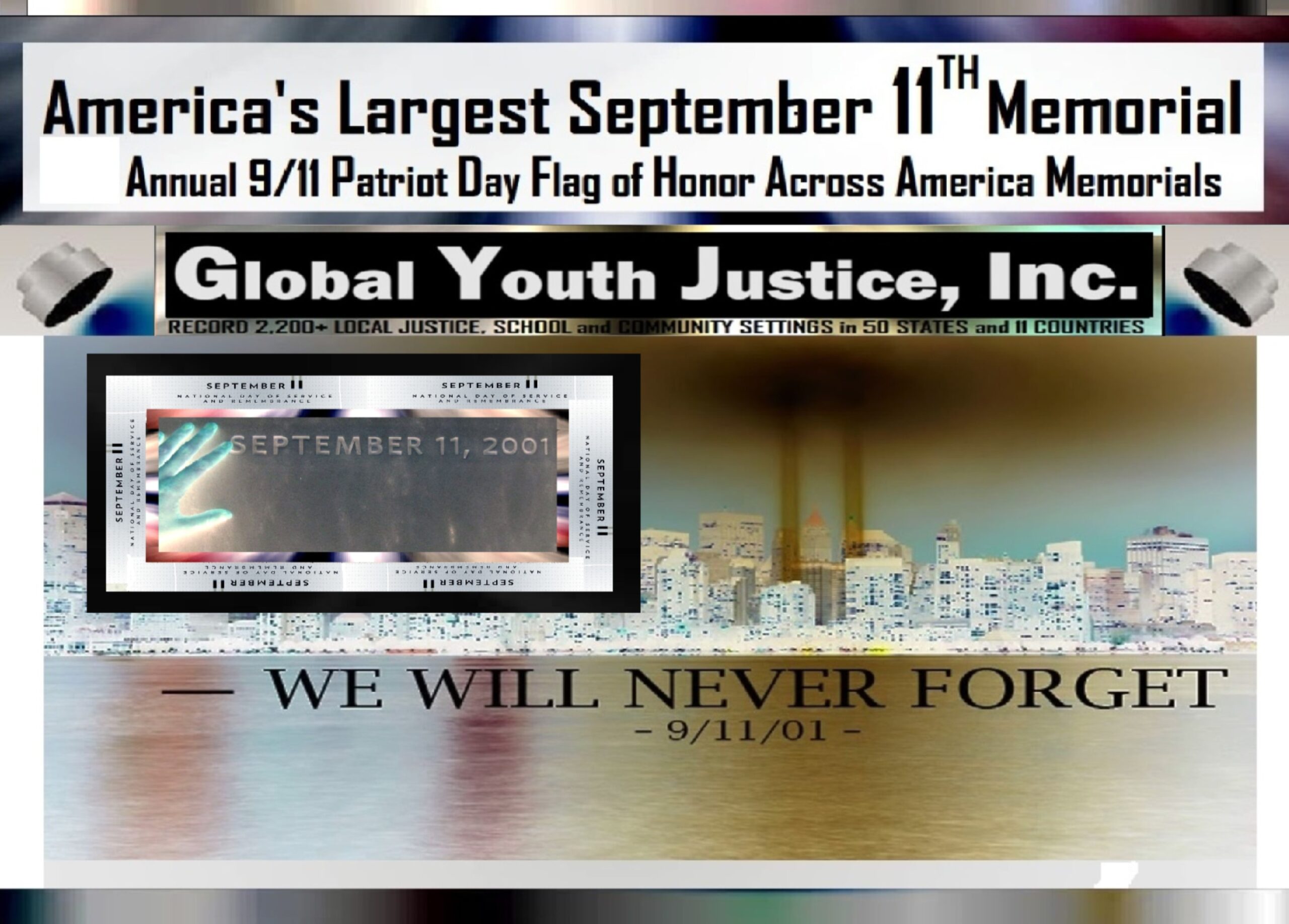 September 11 Memorial by Global Youth Justice